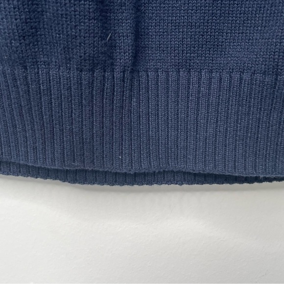 𝅺Chaps Navy Blue V-Neck Sweater Vest in Size Large - Picture 12 of 13